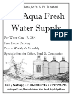 Abi Aqua Fresh Water Supply