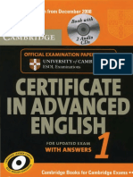 Cambridge Certificate in Advanced English 1 PDF