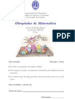 Olimpíadas de Matemática para alunos do 3o ano