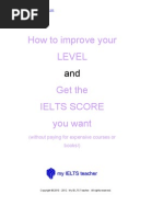 Download How to Improve Your LEVEL and Get the IELTS score you want by my IELTS teacher SN35645813 doc pdf