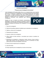 Evidencia 4 Propuesta Planeacion para Investigacion de Mercados