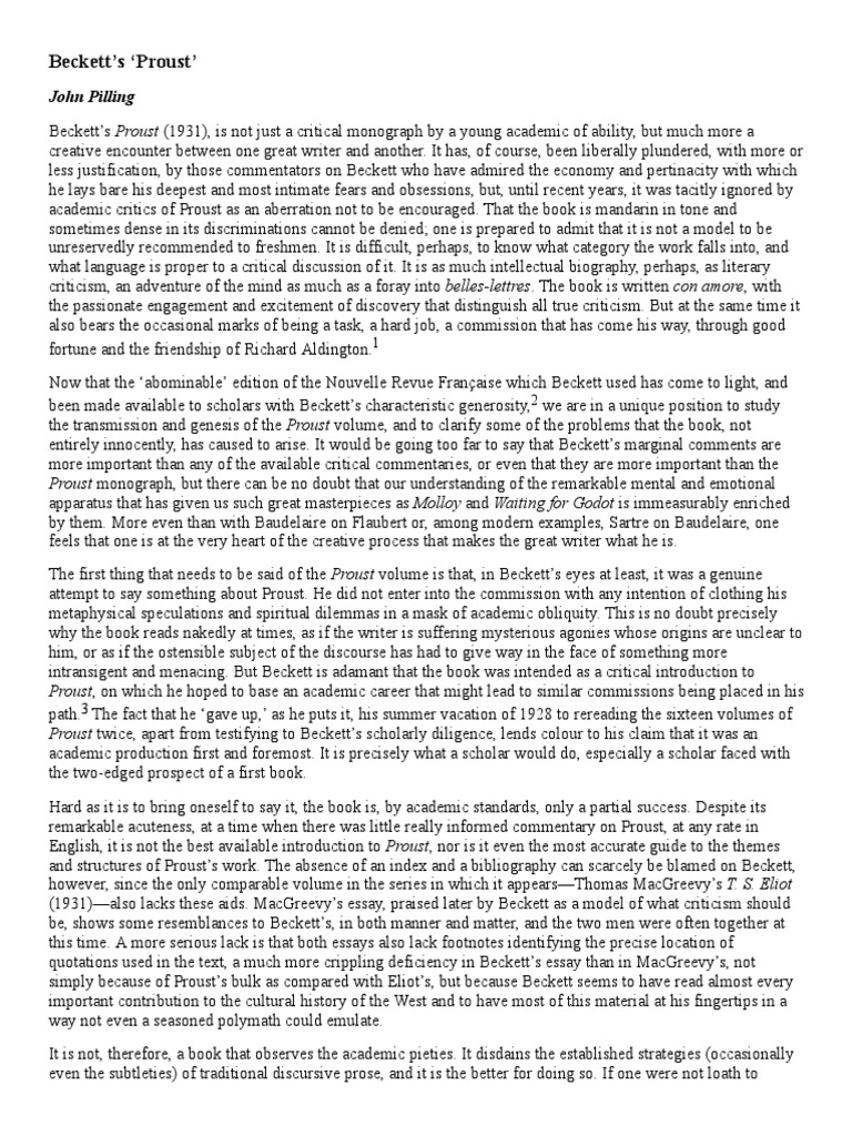 Proust existentialism image