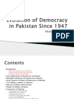 Evolution of Democracy in Pakistan Since 1947