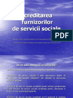 Acreditarea Furnizorilor de Servicii Sociale AJPS Iasi