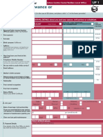 Jobseeker's Allowance or Benefit: PERSONAL DETAILS About You and Your Spouse, Civil Partner or Cohabitant