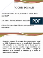 Representaciones Sociales