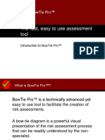 The Fast, Easy To Use Assessment Tool: Bowtie Pro™