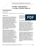 Anabólicos Esteroides Androgénicos- Mecanismos de Acción y Efectos Sobre El Rendimiento