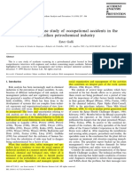 A Sociological Case Study of Occupational Accidents in The Brazilian Petrochemical Industry