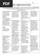 caesars english hw menu