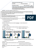 Avaliação de recuperação de Língua Portuguesa