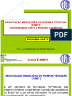 ABNT Primeira Parte