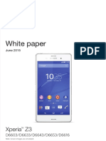 White Paper: Xperia Z3
