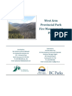 West Arm Provincial Park Draft Fire MP 2017