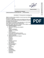 Actividad 4. Protocolo de Investigación