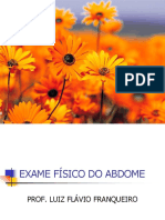 EXAME FÍSICO DO ABDOME