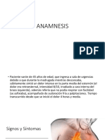 Anamnesis, Infarto de Miocardio