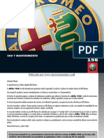 Manual de Usuario Alfa 156 (2002) PDF