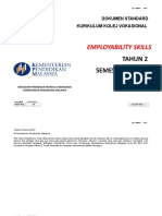 Tahun 2 Semester Pendek Semester 3: Employability Skills