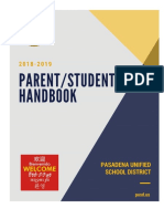PUSD 2018-2019 Parent Student Handbook