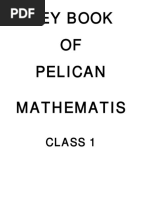 Key Book OF Pelican Mathematis: Class 1