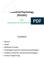 Industrial Psychology (PS1501)