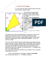 Pythagorean Triple 3 4 5