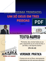 Lição 3 A Santíssima Trindade