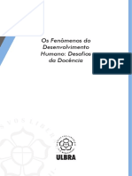 Os Fenômenos Do Desenvolvimento Humano: Desafios Da Docência