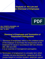 Employees Dismissal Law and Doctrines