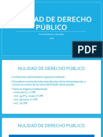 Nulidad de Derecho Público