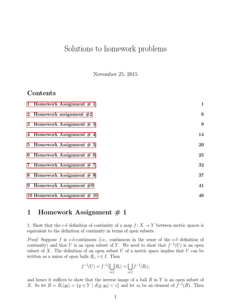 Solutions To Homework Problems: November 25, 2015 | PDF | Determinant ...