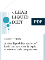  Clear Liquid Diet