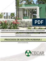 Procesos de Gestión Humana I