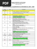 Calendar of Activities 2017-2018_Institutional Calendar