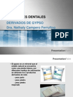 Materiales Dentales - 4 .- Derivados Del Gypson