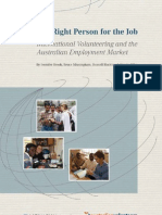 Right Person For The Job - AVI and MISGM
