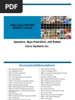 Video Over DOCSIS (VDOC) Tutorial