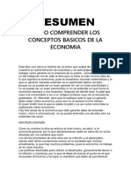 Resumen Como Comprender Los Conceptos Basicos de La Economia