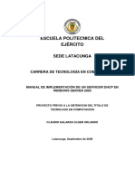 Implementacion de Un Servidor DHCP PDF