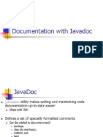 Documentation With Javadoc