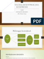 Aspek Pidana Dalam Kontrak Jasa Konstruksi