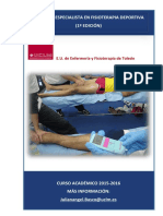 Curso de Especialista en Fisioterapia Deportiva (1º EDICIÓN)