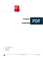 Oracle 11g Exploitation