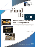 Final Report On Road Energy Harvesting
