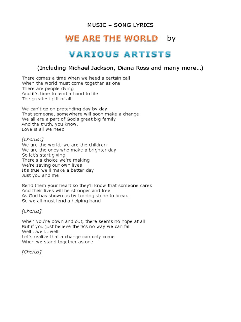 Just You And Me Song Lyrics