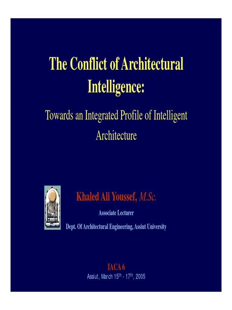 Integrated Profile of Intelligent Architecture | PDF | Intelligence ...