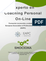 Dossier Experto en Coaching Personal ON LINE PDF