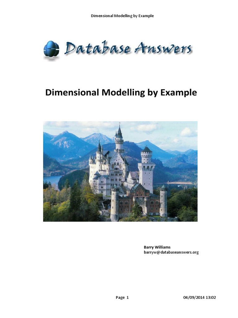 Dimensional Modelling by Example PDF | PDF