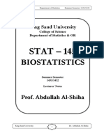 Note-145 Biostat Prof. Abdullah Al-Shiha PDF